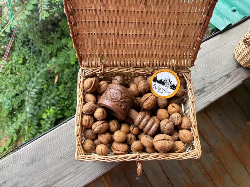 Kashmiri Walnut Basket