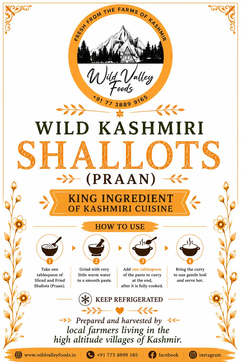 Wild Kashmiri Shallots (Praan)